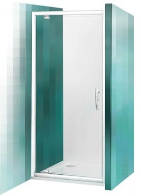 dušas durvis PXDO1N, 1000 mm, h=2000, briliants/satīna stikls